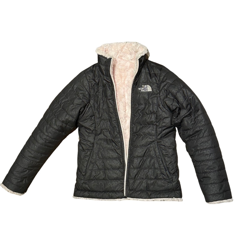 THE NORTH FACE REVERSIBLE MOSSBUD SWIRL JACKET GIRLS